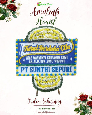 Papan Bunga Duka di Siak