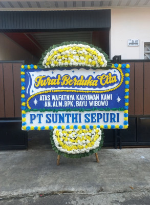 Papan Bunga Duka di Siak
