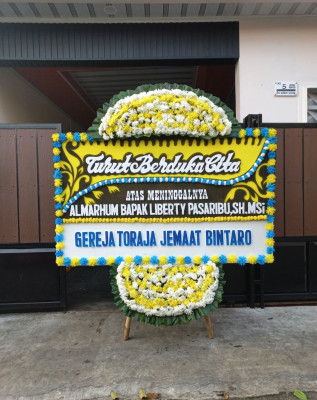 Papan Bunga Duka di Siak