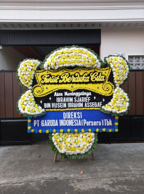 Papan Bunga Duka di Siak