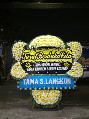 Papan Bunga Duka di Siak
